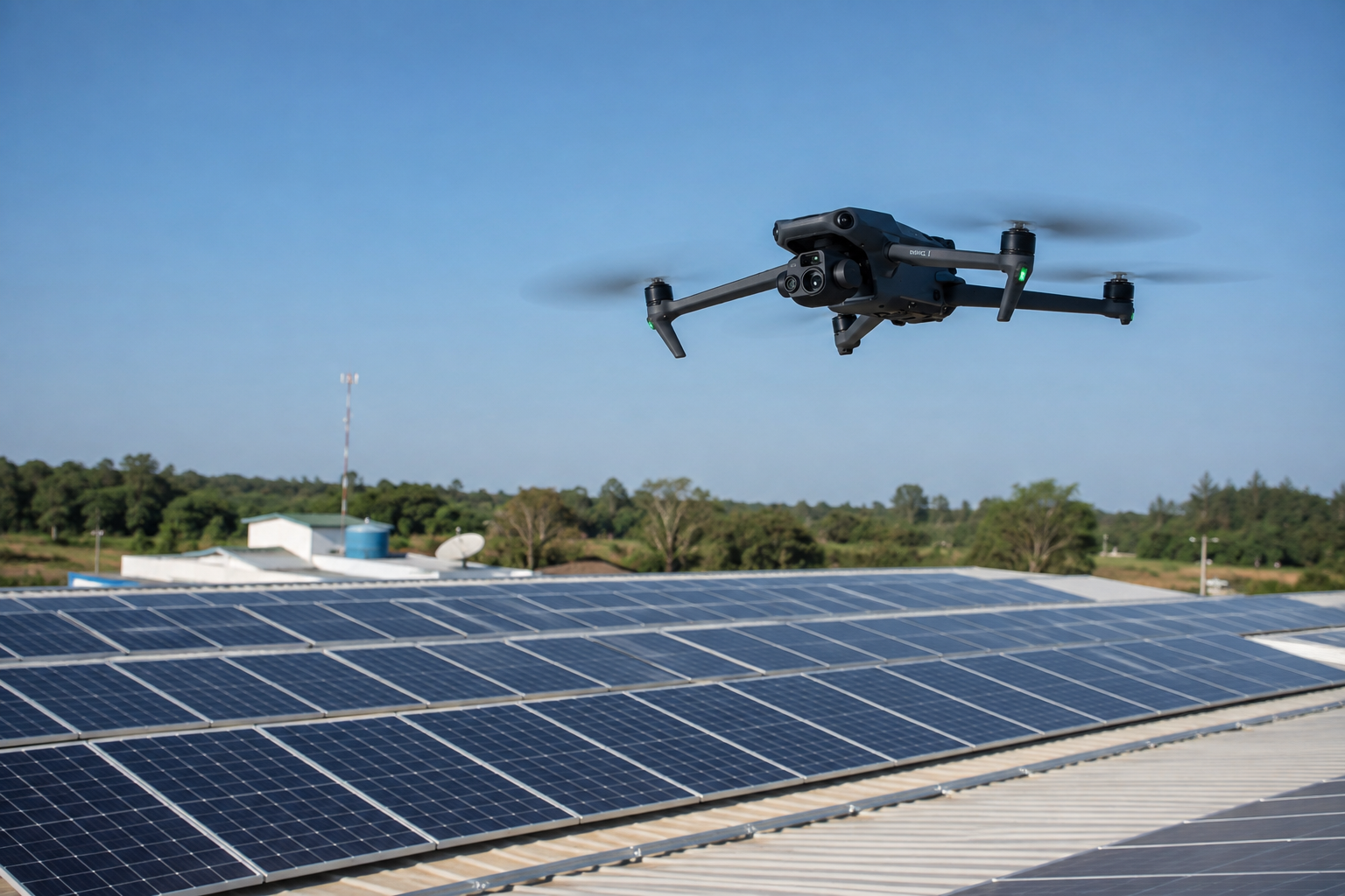 Análise com drone termográfico